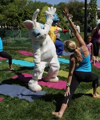 Yoga with the Easter Bunny