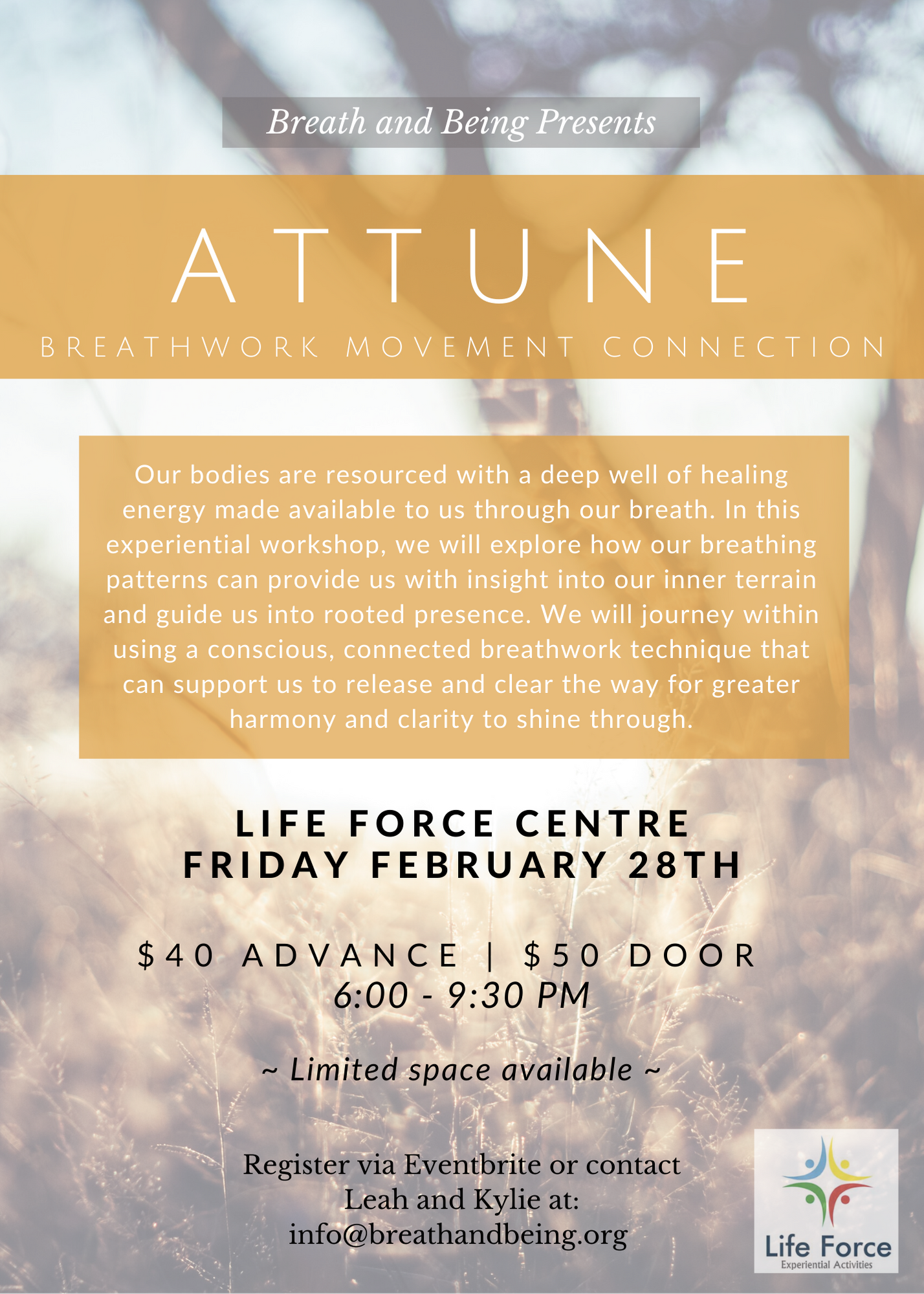 Attune – Feb 28, 2020 – Breath Work Movement Connection