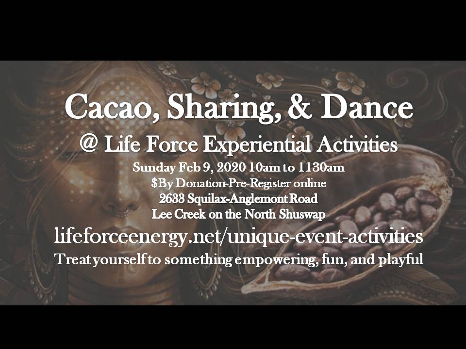 Cacao, Sharing, & Five Elements Dance